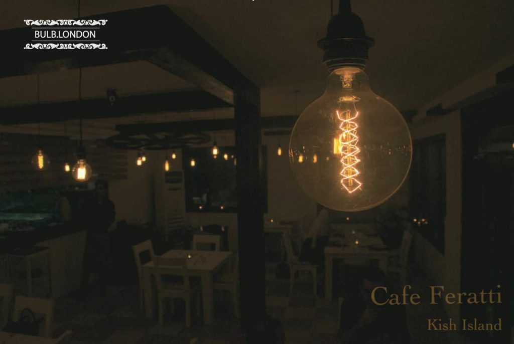 پروژه نورپردازی کافه فراتی در کیش