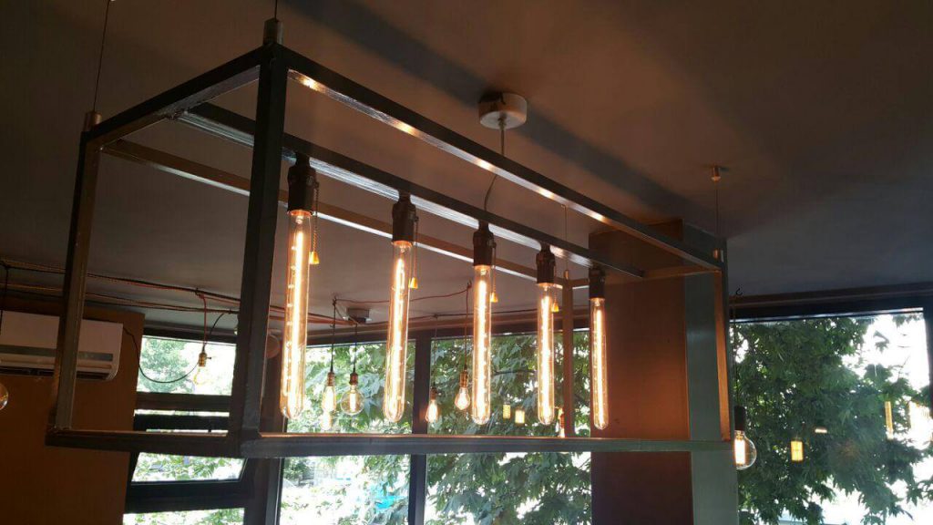 پروژه نورپردازی کافه سبوس