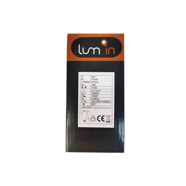 لامپ ال ای دی فیلامنت 8 وات Lum in مدل ECO-LD301C